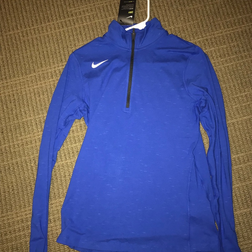 Royal Blue Nike Half Zip Size M